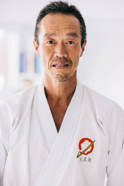 istock Portrait of Japanese karate master 1753896430