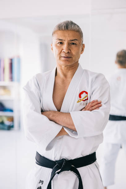 istock Portrait of confident Japanese karate master 1753896437