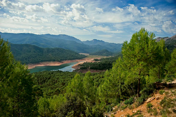 Typical landscape of the Cazorla, Segura and Las Villas natural park. Typical landscape of the Cazorla, Segura and Las Villas natural park. jaen stock pictures, royalty-free photos & images