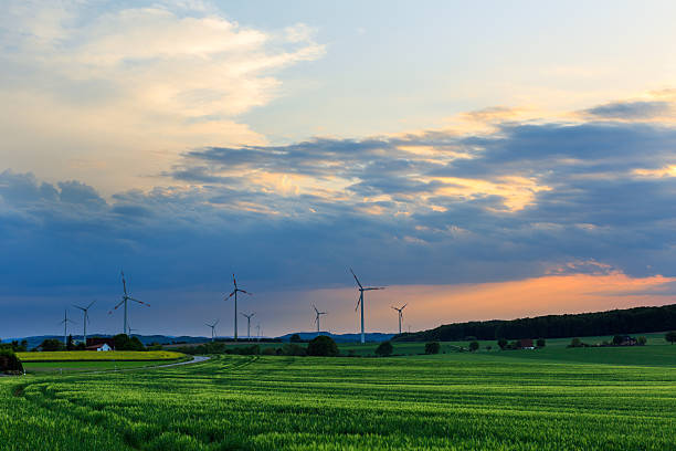 istock German Landscape with wind turbines 175390477
