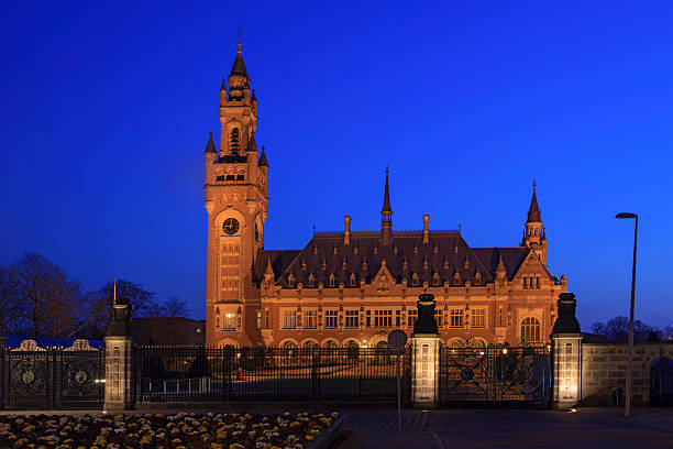 istock exterior of The Hague's Peace Palace 175391159