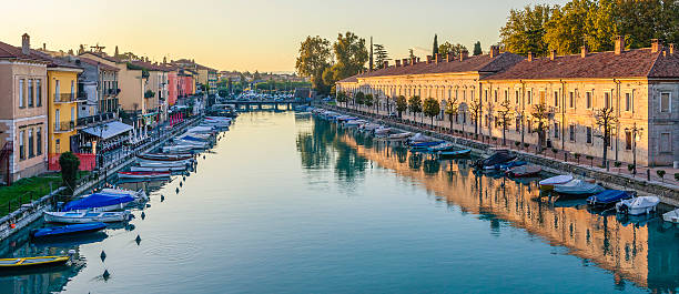 Peschiera del Garda is located on the Veronese shore of Lake Garda, in northern Italy.