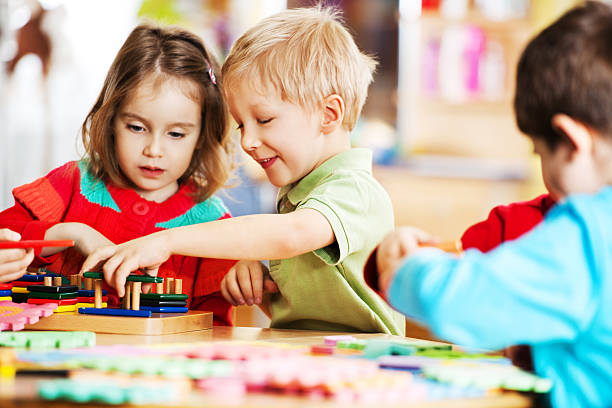 istock Happy children playing together. 175391338