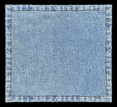 Denim jeans frame background textured isolated