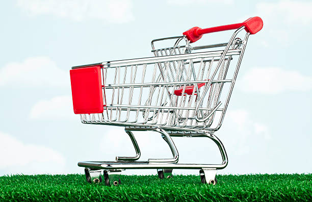istock Shopping Cart in Grass 175391991