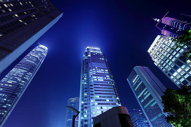 istock Hong Kong architecture at night 175392062