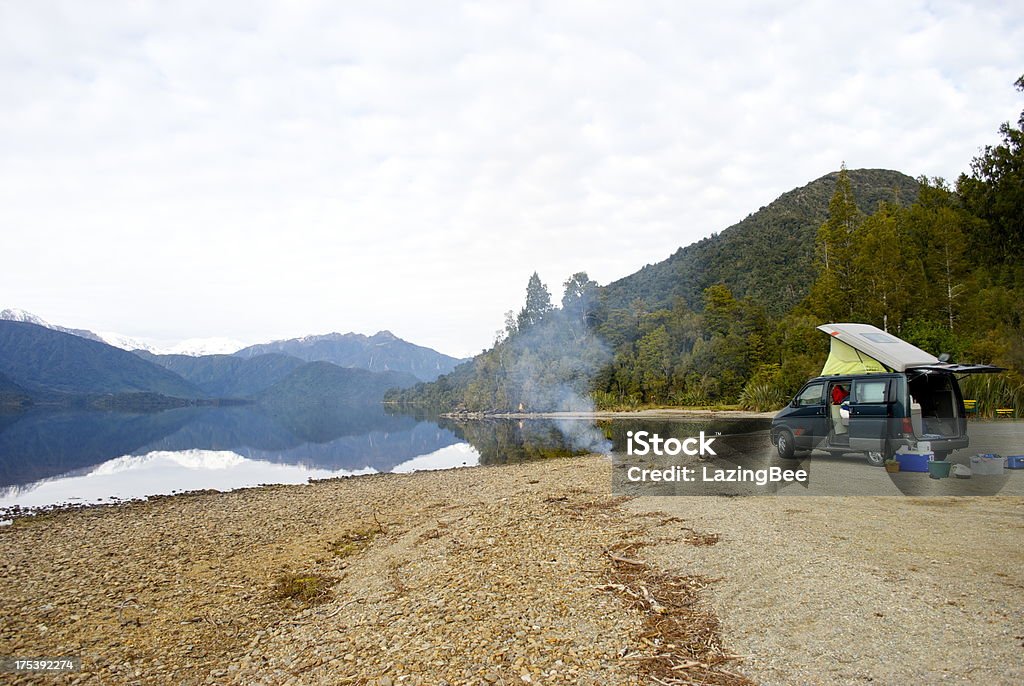 Libertà campeggio, Nuova Zelanda - Foto stock royalty-free di Campeggiare