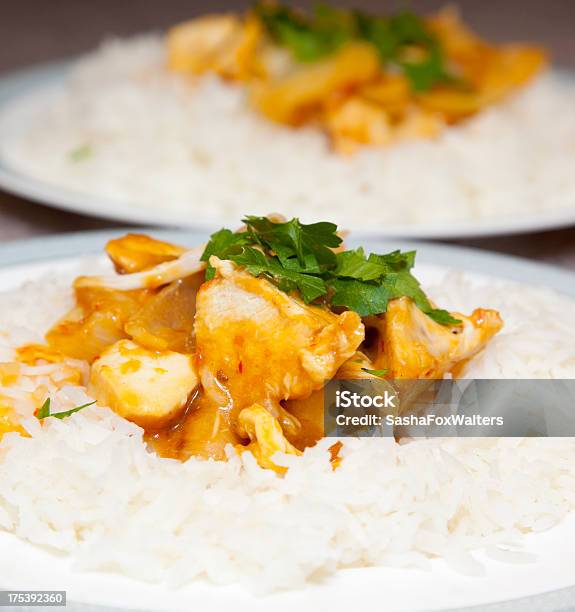 Curry Di Pollo - Fotografie stock e altre immagini di Calore - Concetto - Calore - Concetto, Carne di pollo, Cibi e bevande