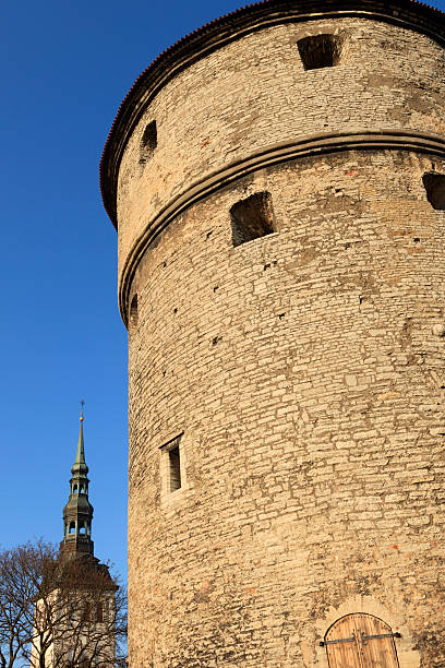 istock turret of Tallinn's old town wall 175392419