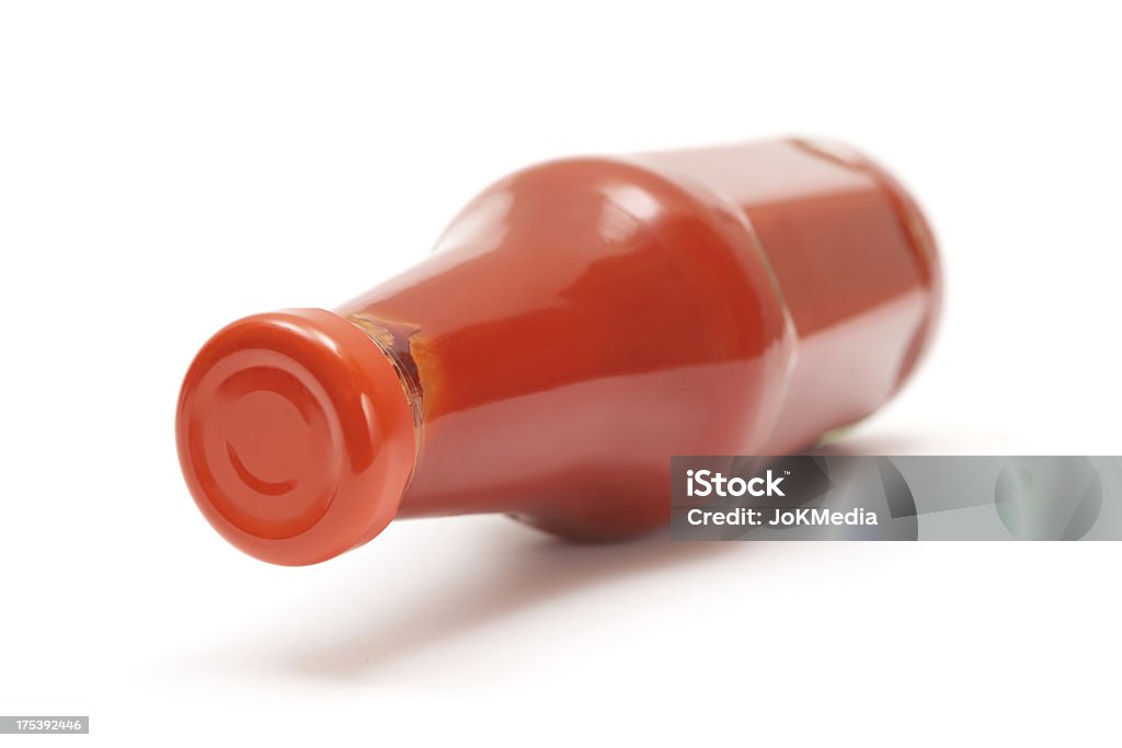 Pomodoro Ketchup - Foto stock royalty-free di Bottiglia