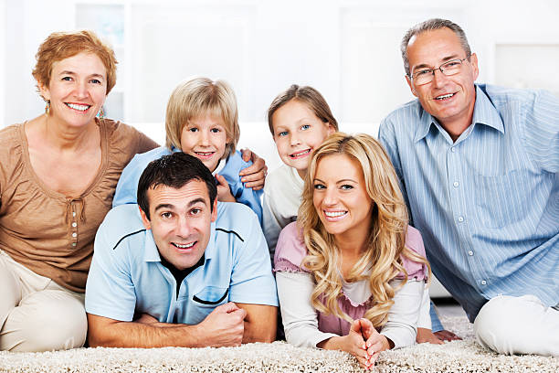 istock Extended family enjoying at home. 175392736