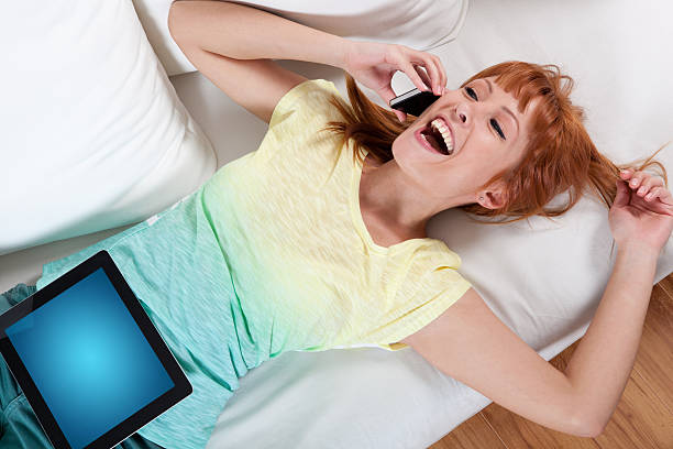 istock Woman with digital tablet and mobile phone 175392993