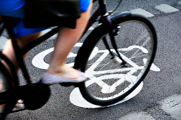 istock Bicycle in bike lane 175393062