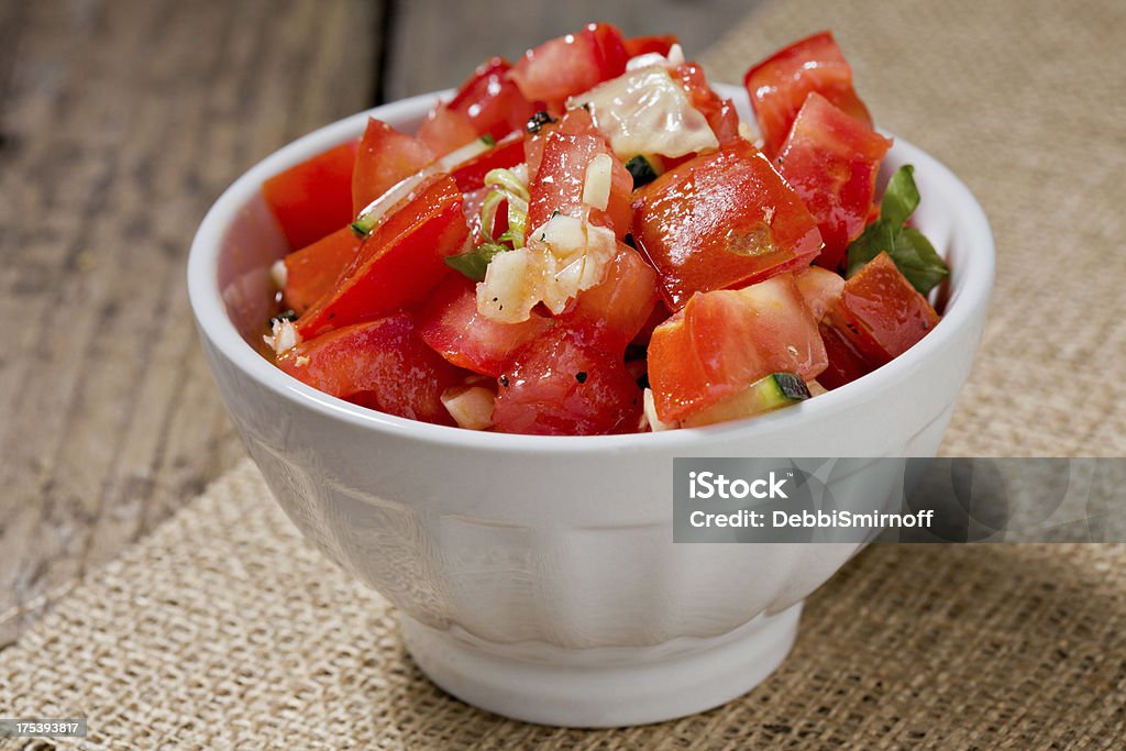 Salada de Tomate - Royalty-free Alho Foto de stock