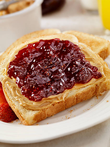 istock Peanut Butter and Jam on Toast 175394774