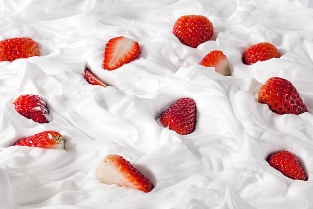 Strawberry Cream Stock Photos, Pictures & Royalty-Free Images - iStock