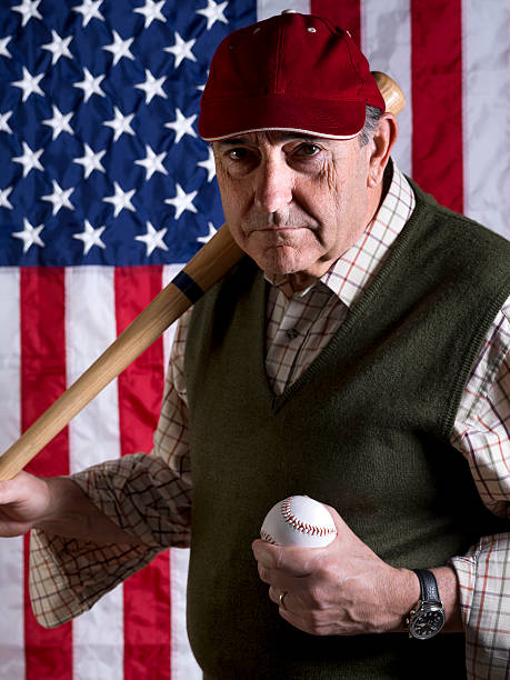 de beisebol - baseball player american flag sport men - fotografias e filmes do acervo