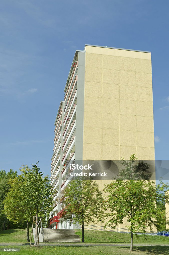 6170 Hochhaus-apartment-Gebäude-Gera, Deutschland - Lizenzfrei Außenaufnahme von Gebäuden Stock-Foto