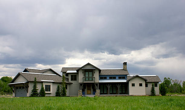 istock New large home in the country. 175396974