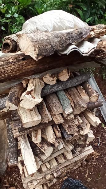 istock Pieces of wood for firewood 1753974490