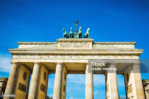 Photo libre de droit de La Porte De Brandebourg Berlin banque d'images et plus d'images libres de droit de Allemagne - Allemagne, Architecture, Berlin