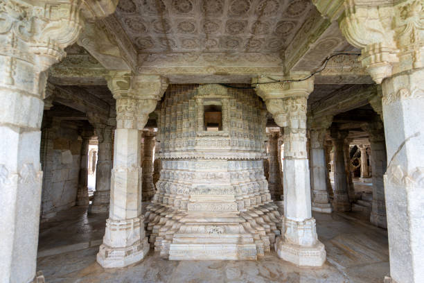 istock The interior is stunning, with unique carvings on the ceiling and columns. 1753979015