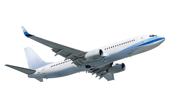 Boeing 737 aeroplane wheels up Boeing 737 airplane isolated on white with clipping path boeing 737 photos stock pictures, royalty-free photos & images