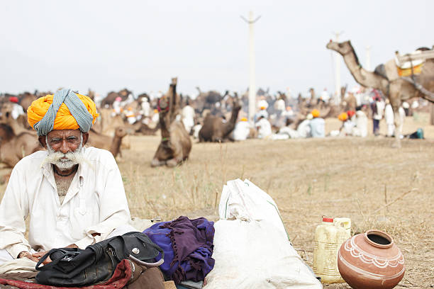 istock Senior asian bedouin man portrait 175398323