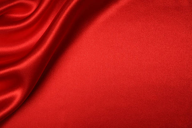 fondo de seda rojo - seda fotografías e imágenes de stock