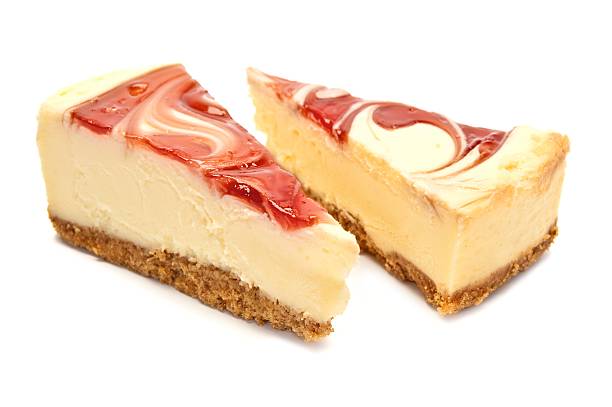 ベリーのチーズケーキ - strawberry cheesecake ストックフォトと画像