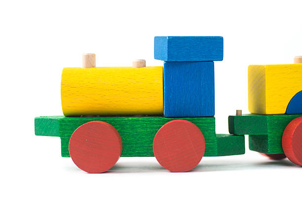istock wodden toy - wooden railway 175399646