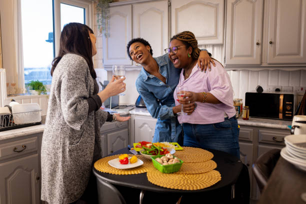 istock Quality Time with Friends at Home 1754000034