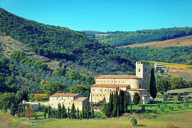 istock Abbey of Sant'Antimo in Tuscany 175400328