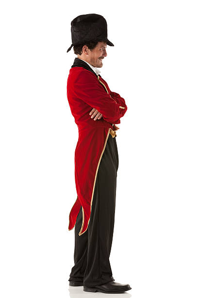 istock Ring master standing with his arms crossed 175400719