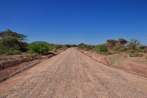 Road to village of Bushmen