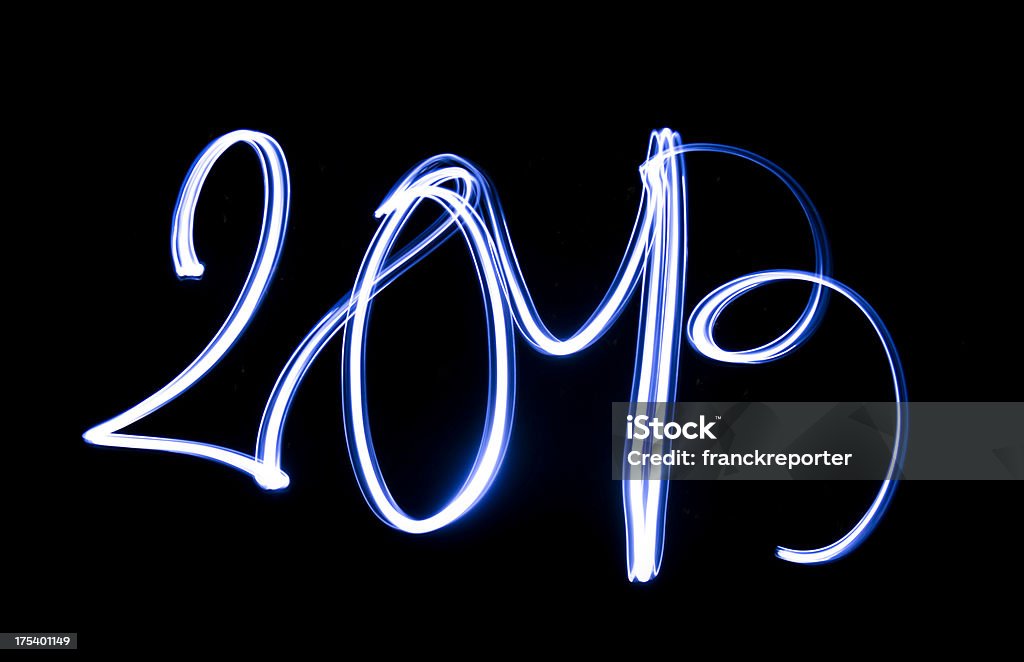 2013 new year's eve tekst na ciemny - Zbiór zdjęć royalty-free (2013)