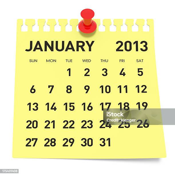 Januari 2013 Kalender Foto Stok - Unduh Gambar Sekarang - 2013, Acara  Perayaan - Peristiwa, Bentuk - Istock
