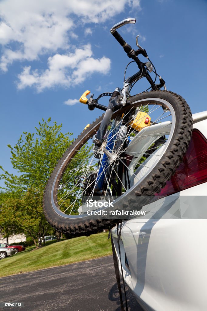 Carro Estacionamento para bicicletas - Royalty-free Ao Ar Livre Foto de stock