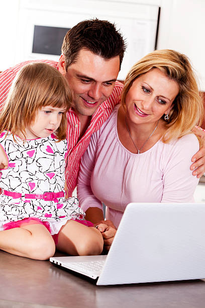 istock Family on a Laptop 175402090