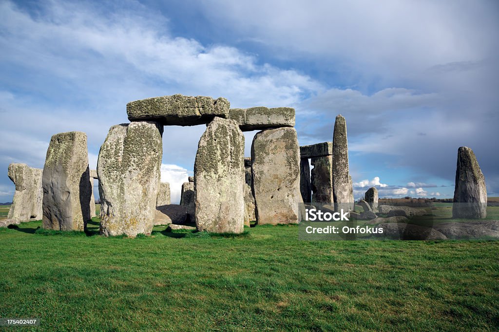 Stonehenge, Salisbury Plain, Wiltshire, England - Lizenzfrei Besuchen Stock-Foto