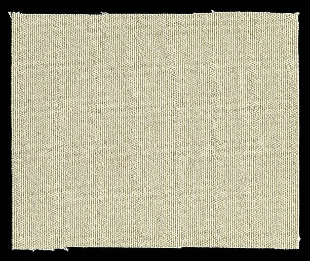 Canvas patch textured background isolated