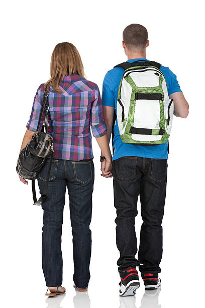 istock Rear view of a couple walking 175403920