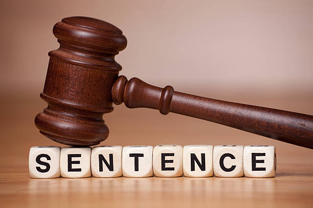 istock Gavel Resting on the Word Sentence 175404069