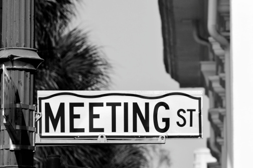 Meeting Street in Charleston, South Carolina