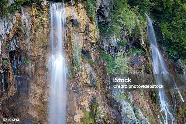 Plitvicka Jezera Natioan Park Waterfall Stock Photo - Download Image Now - Beauty In Nature, Cold Drink, Cool Attitude