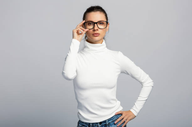 istock Young beauty and glasses 1754048312