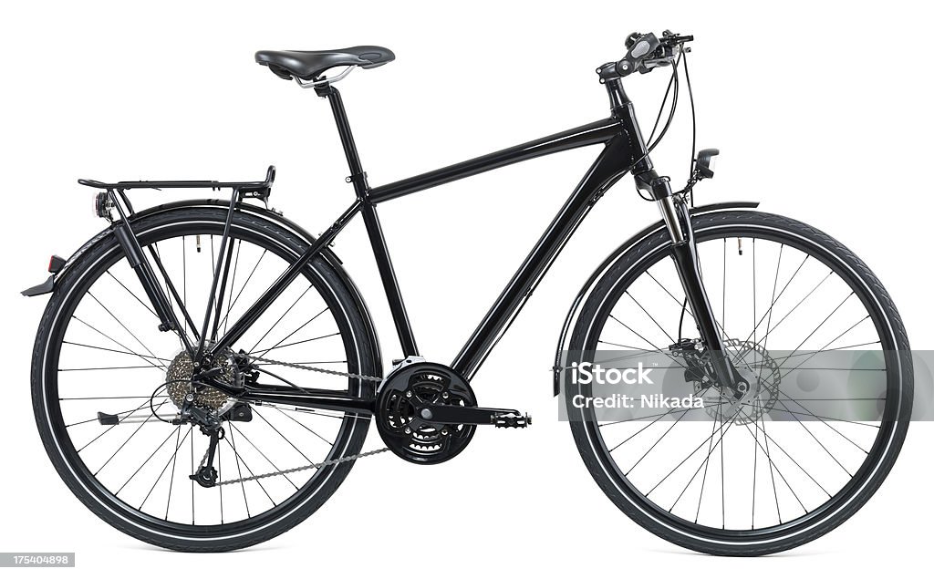 Bicicleta de preto - Royalty-free Bicicleta Foto de stock