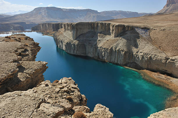 Paisaje de banda-e-Amir lakes, Afganistán - foto de stock