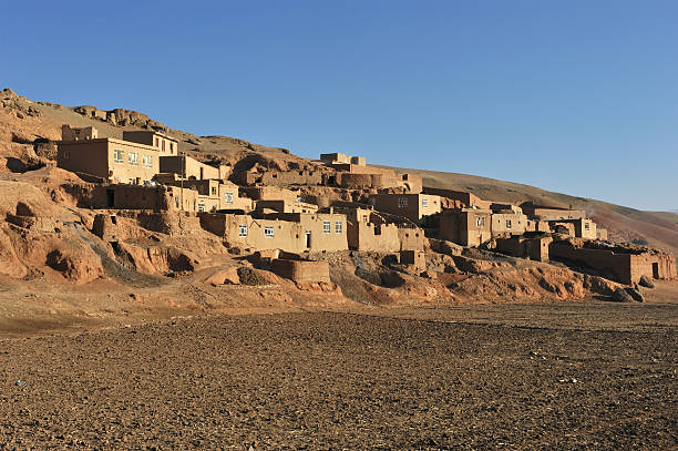 Afghanistan houses stock photo
