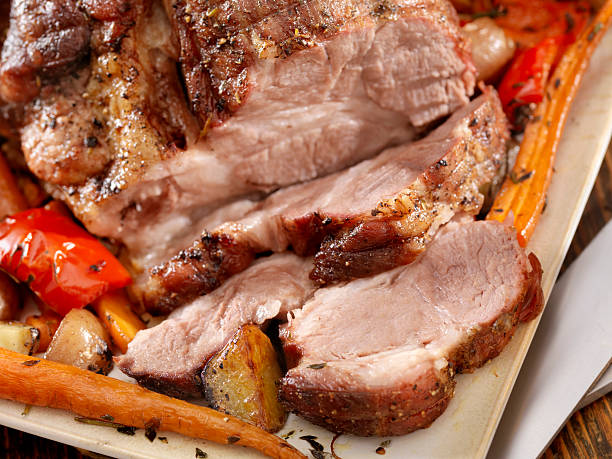 豚ロース - meat roast beef tenderloin beef ストックフォトと画像